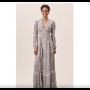 BHLDN Belize dress - blue gray